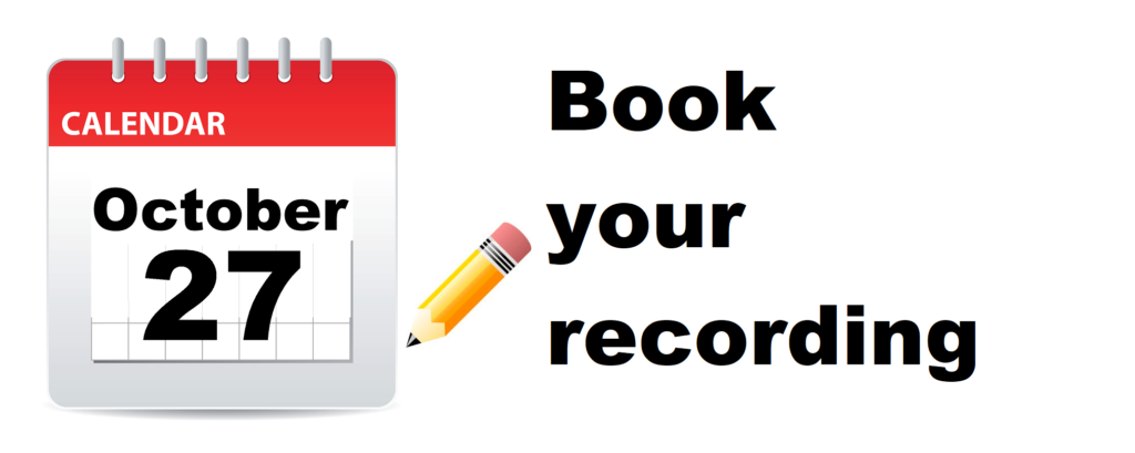 Click to book your recording